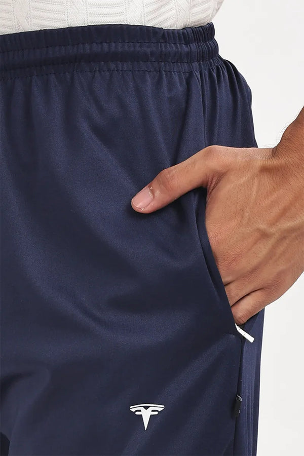 Lycra Track Pant - Navy