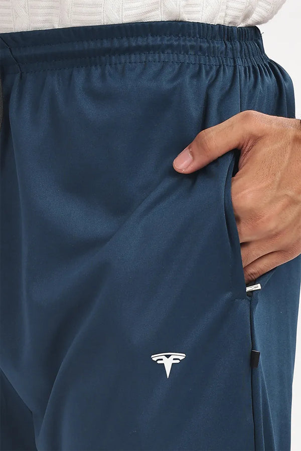 Lycra Track Pant - Blue