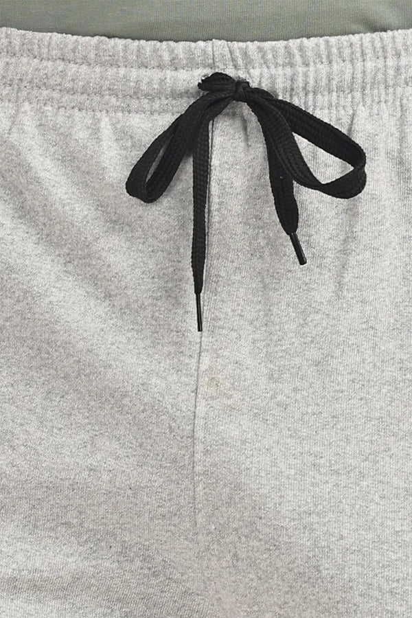 White Mellange - 3/4th Shorts