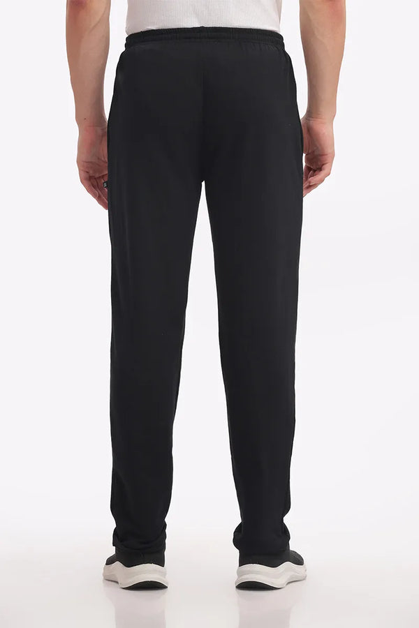 Cotton Track Pant - Black