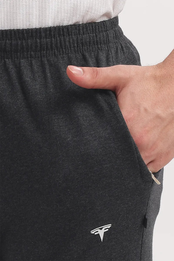 Black Mellange - 3/4th Shorts