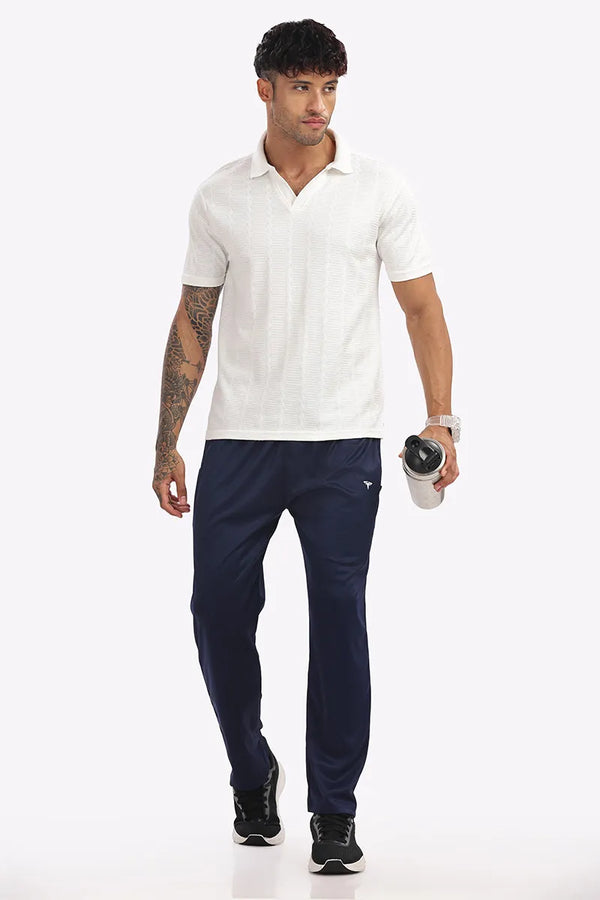Lycra Track Pant - Navy