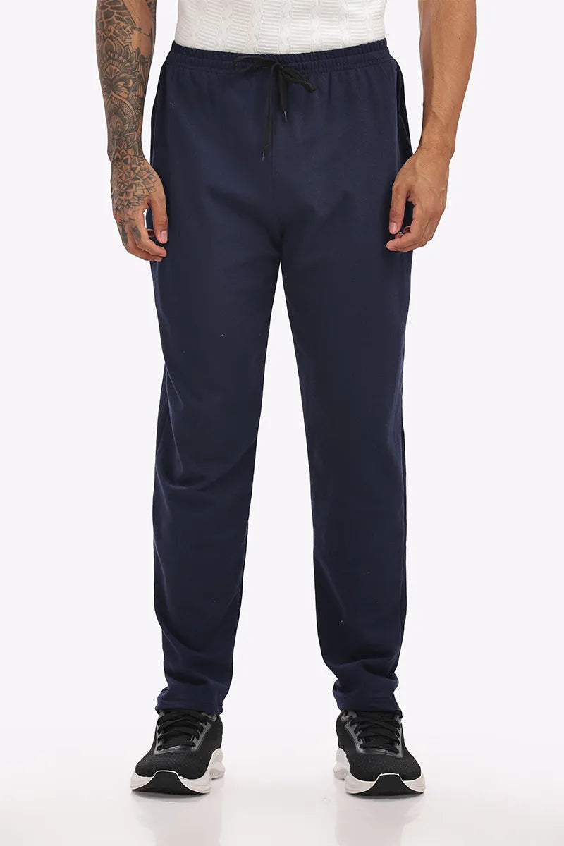 Cotton Track Pant - Navy