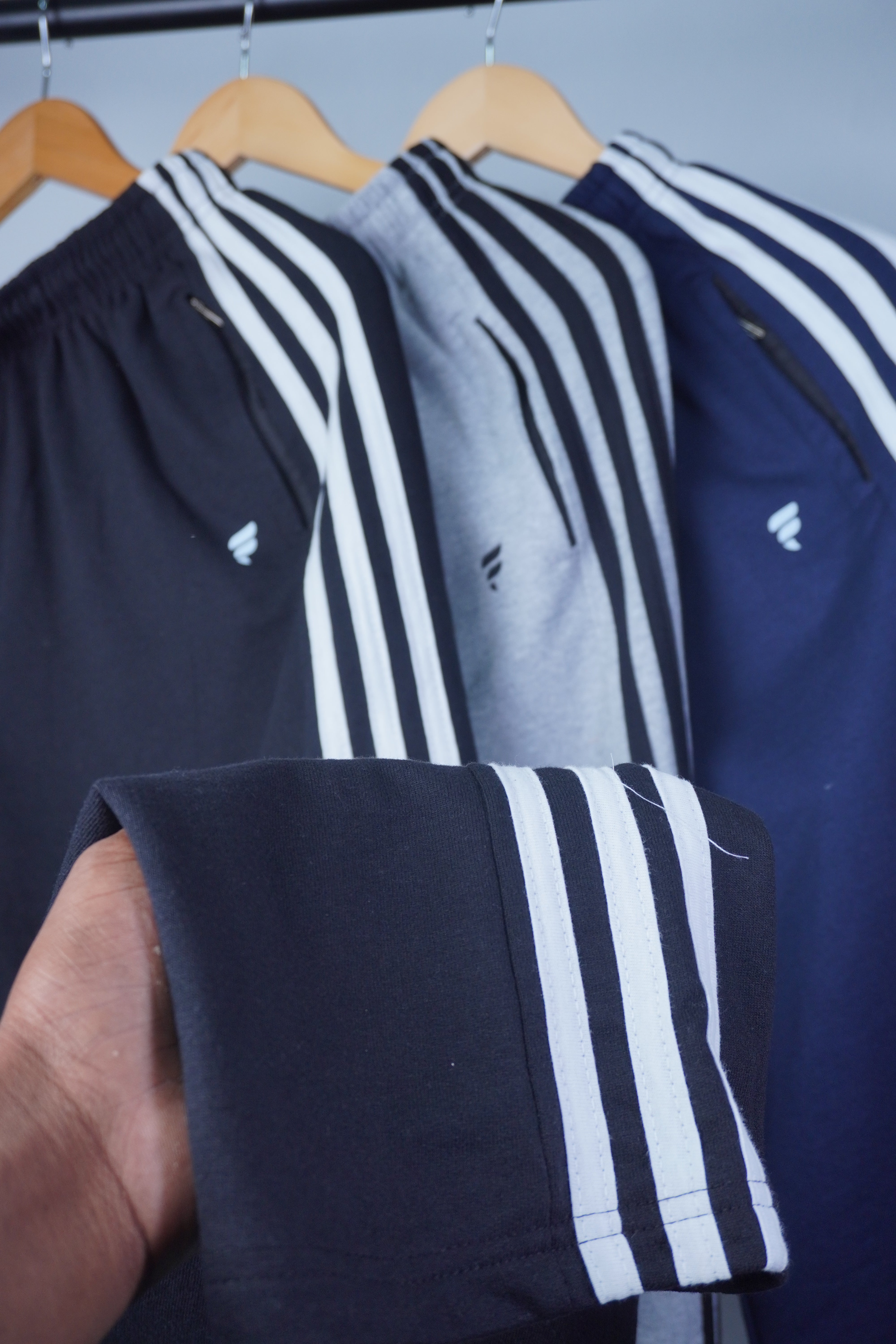 Cotton Stripes Pant Combo - 3 pcs