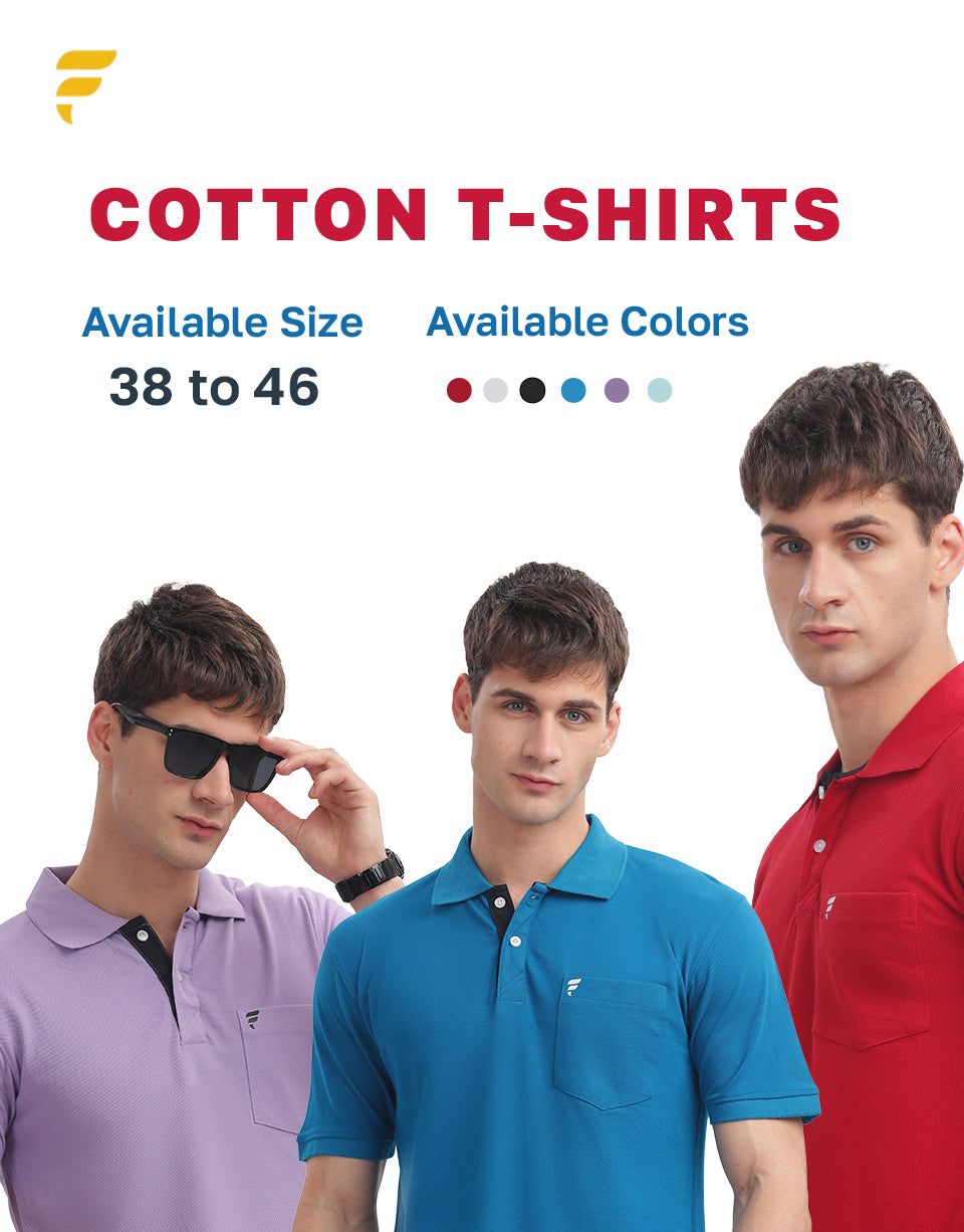 Men’s Cotton Collared Polo T-Shirt –  Green | Classic Fit, Everyday Comfort