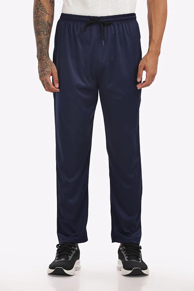 Lycra Track Pant - Navy