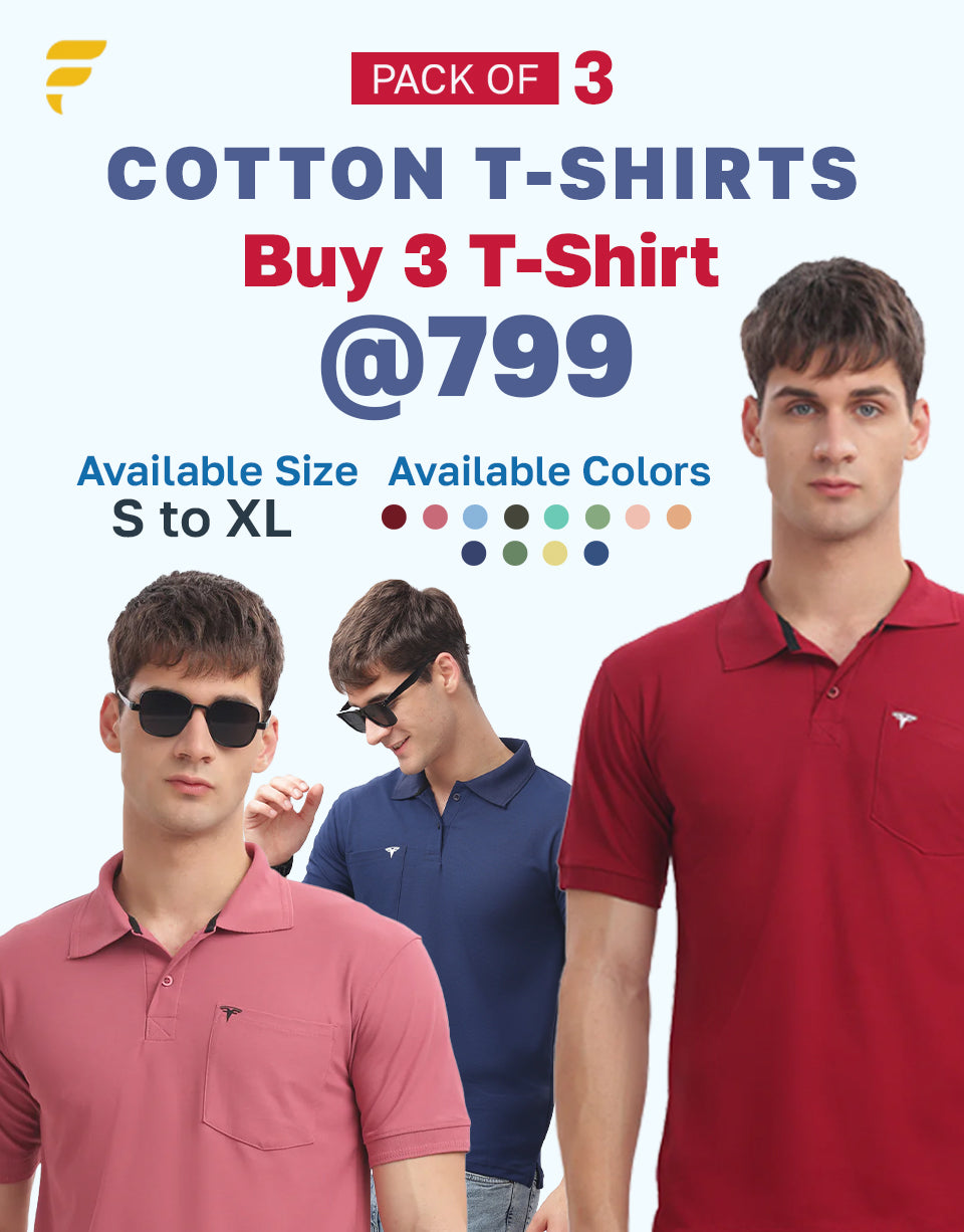 Mars Everyday Collared Tees – Smart Trio Combo