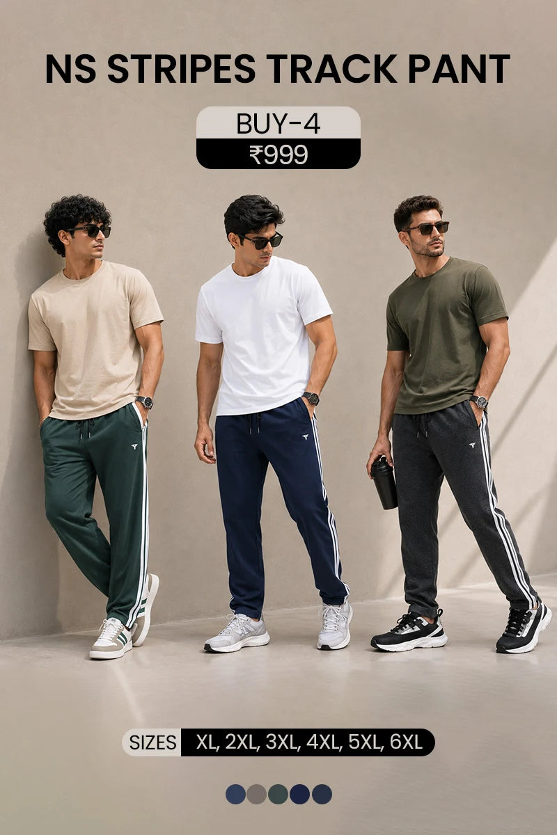 Combo NS Stripes Track - Pack of 4