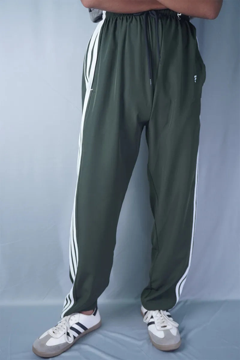 NS Stripes Track - Olive Green Main image