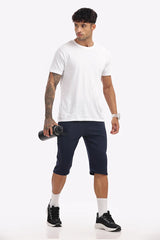 Navy - 3/4th Shorts