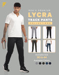 Men’s Cotton Track Pants – Navy | Regular Fit | 200 GSM Soft & Breathable Fabric