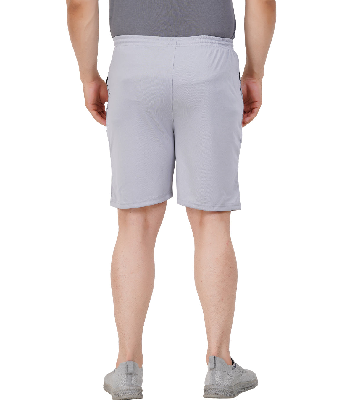 Men’s Cotton Shorts – Oversized White Melange
