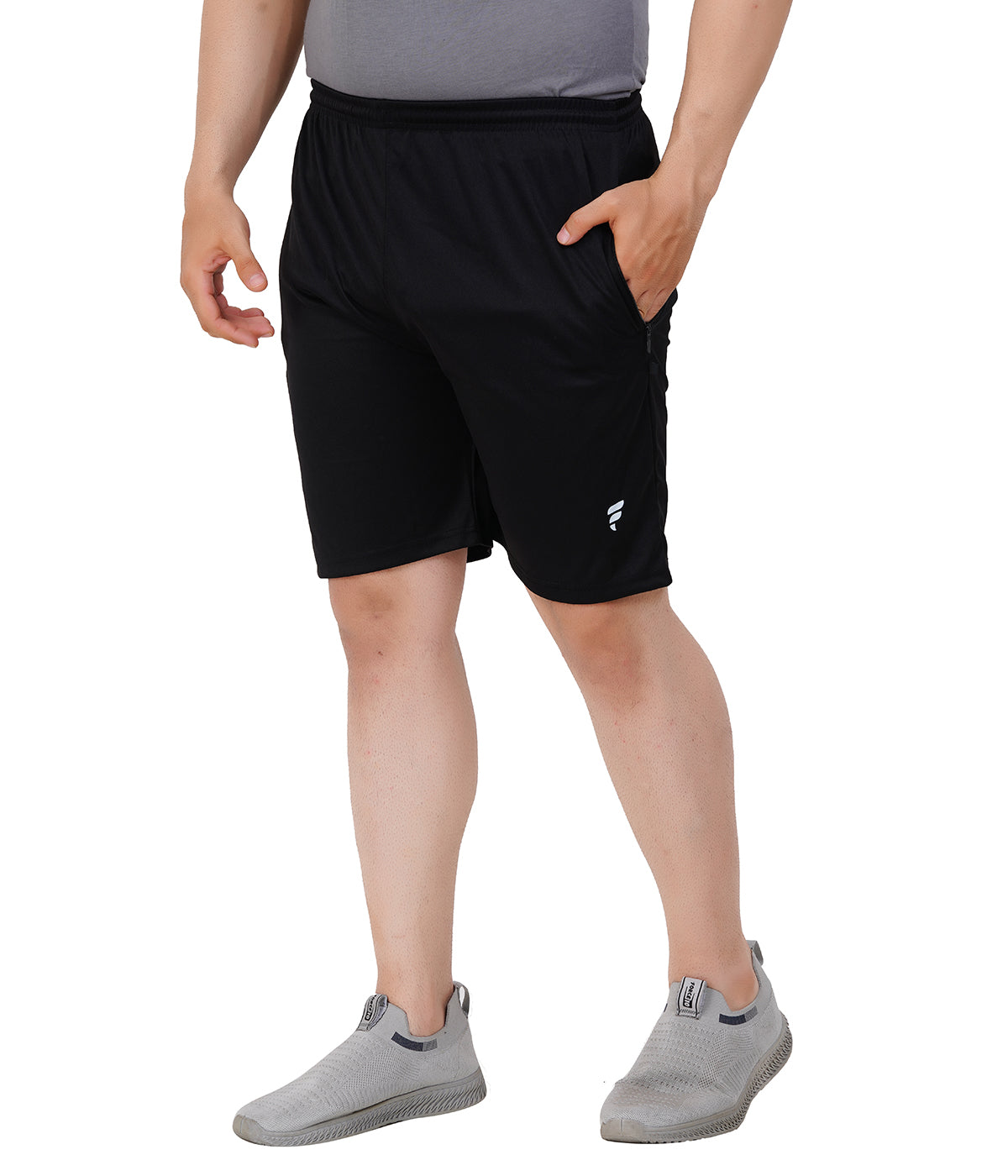 Men’s Cotton Shorts – Black | Plus Size