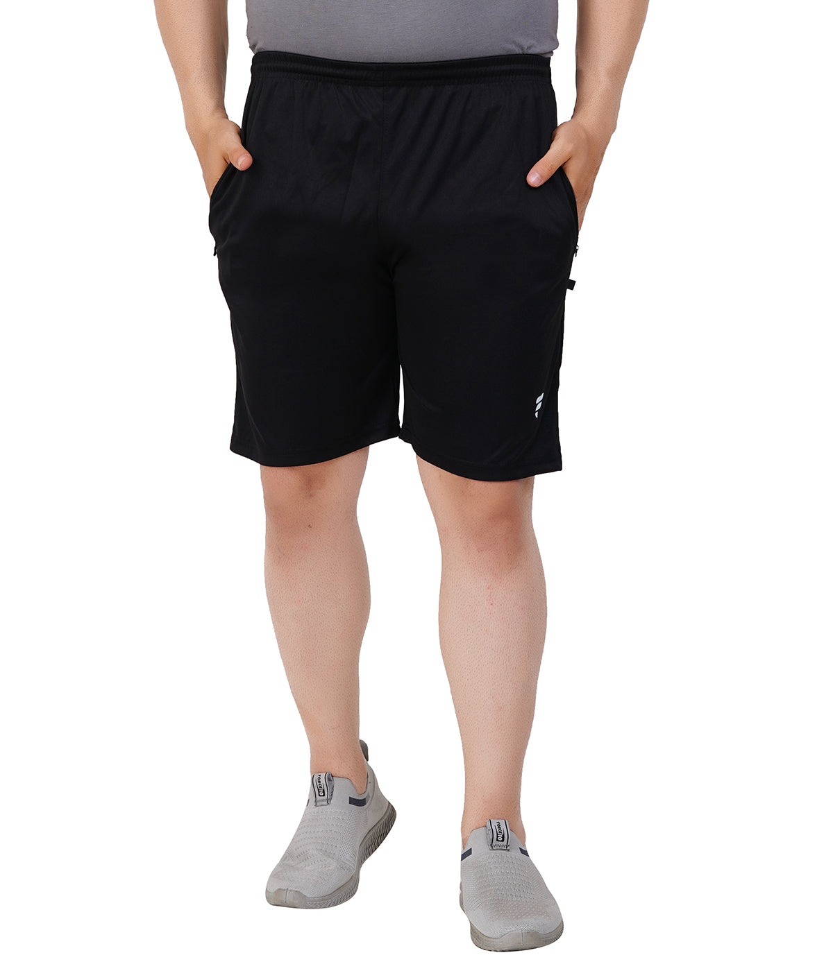 Men’s Cotton Shorts – Oversized Black (49–51)