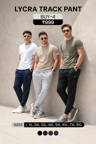 Combo Lycra Track Pant - Pack of 4